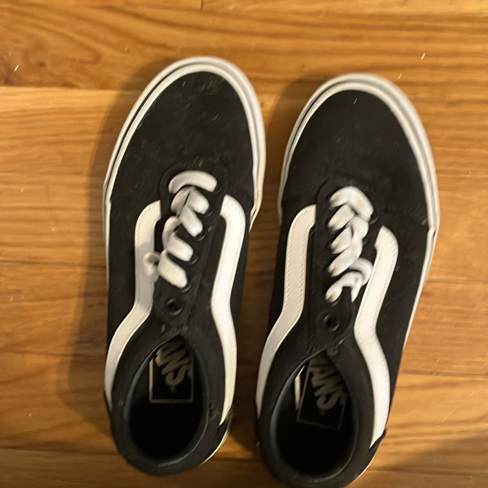 Vans Black and White Sneakers